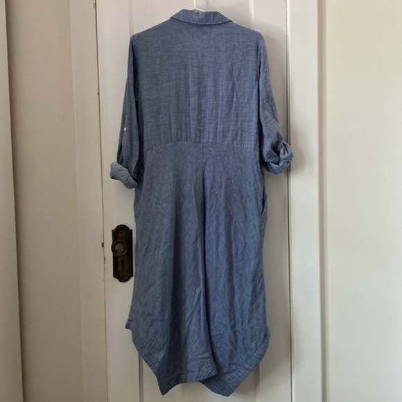Anthropologie/Trovata denim dress - oversized S - Picture 3 of 5